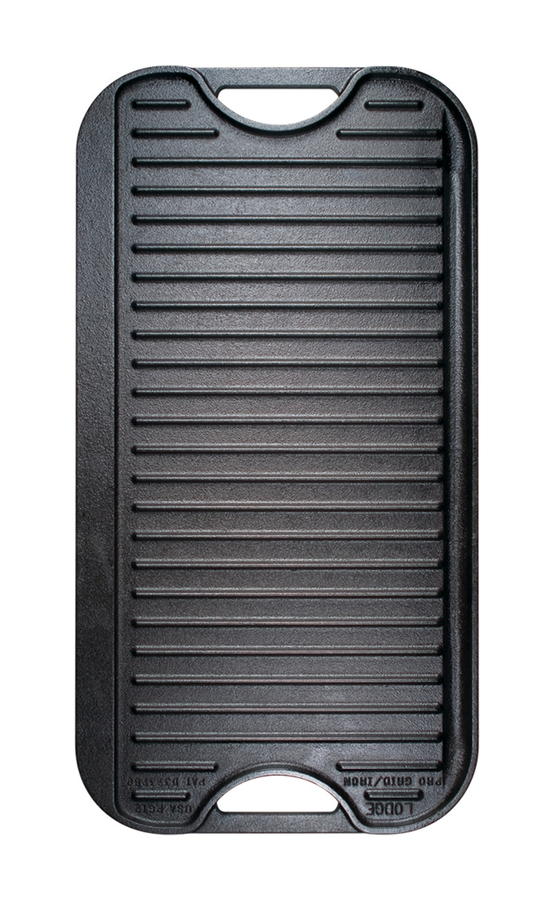 Lodge  Logic Pro  10-7/16 in W Cast Iron  Grid Iron Griddle 