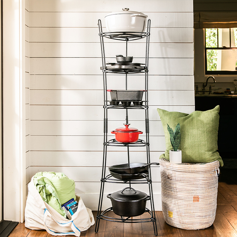 found a storage/display rack for dutch ovens (and maybe waffle irons)