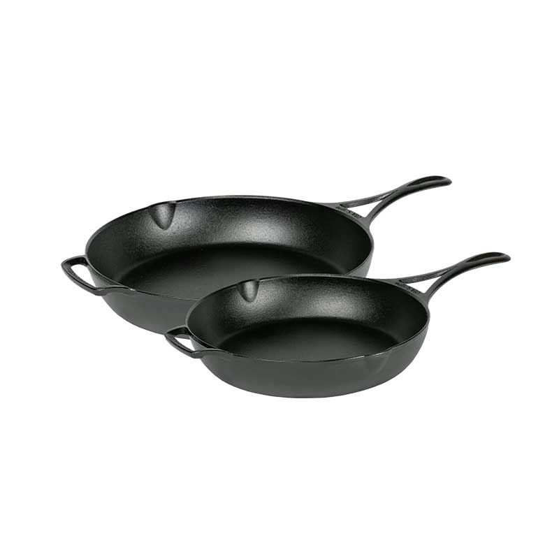 Lodge Pre-Seasoned Cast Iron Skillet With Assist Handle, 10.25, Black – I  Click Global