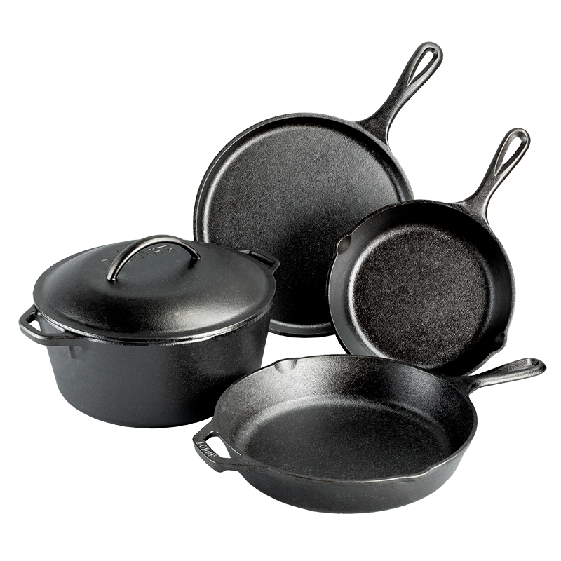 Cast Iron 5 Piece Cookware Set | Shop Online | Lodge Cast Iron
