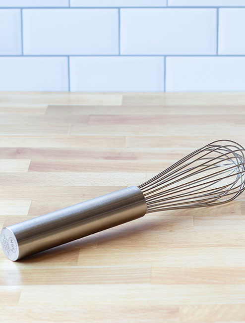 Met Lux Stainless Steel Piano Whisk - with Plastic Comfort Handle - 14 inch - 1 Count Box