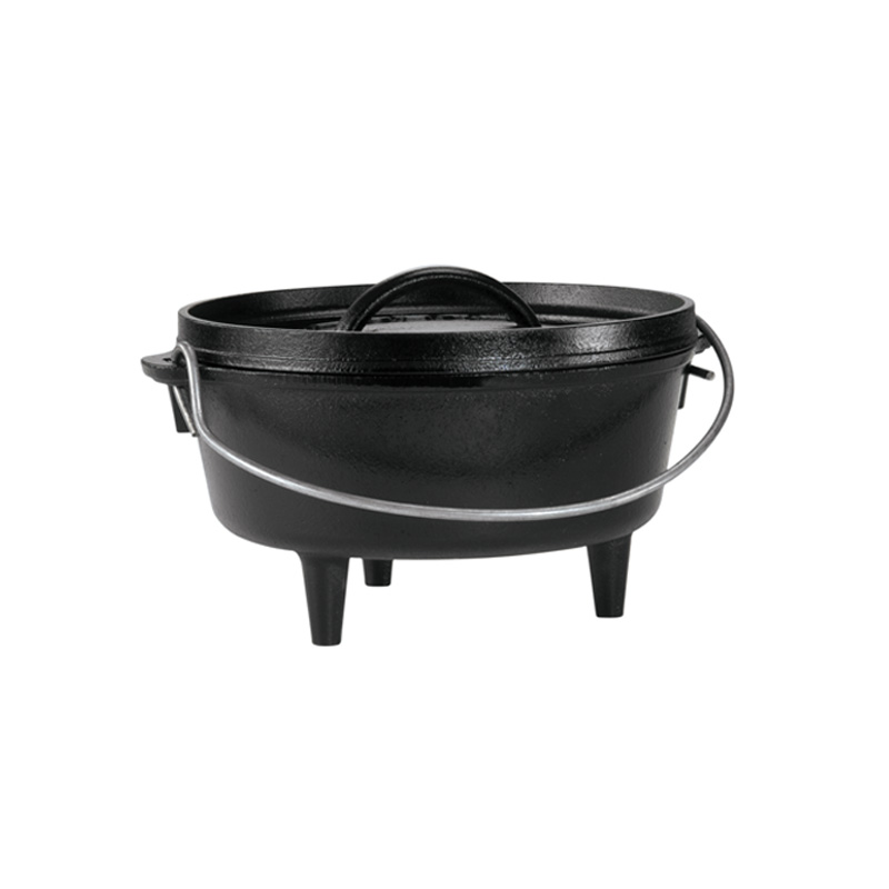QUICK SHIPPING FOR FREE! Lodge L12DCO3 Deep Camp Dutch Oven 8-Quart 