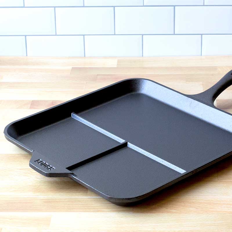 Sectioned Stovetop Cookware : Divided Pan