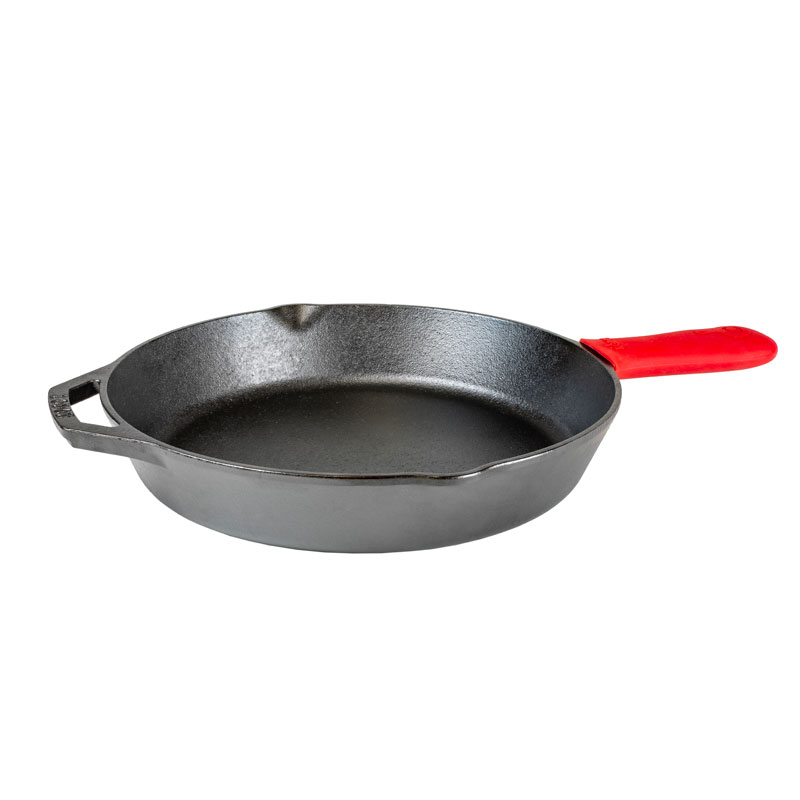 Lodge Cast-Iron Skillet with Assist Handle - 12 Diameter