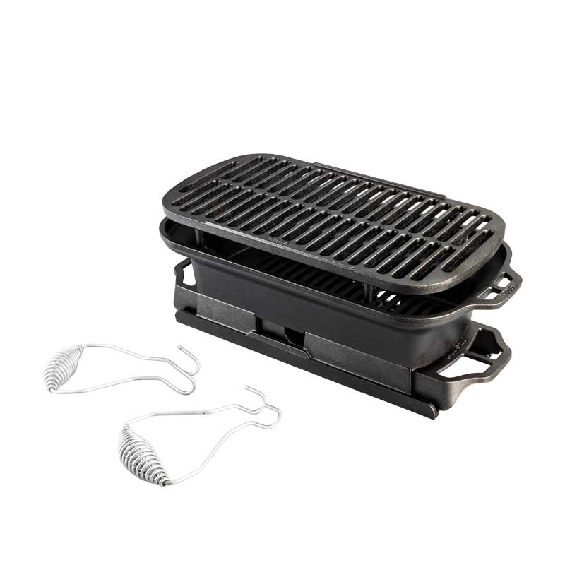 Lodge Cast Iron Square Mini Server, Black, 10 oz