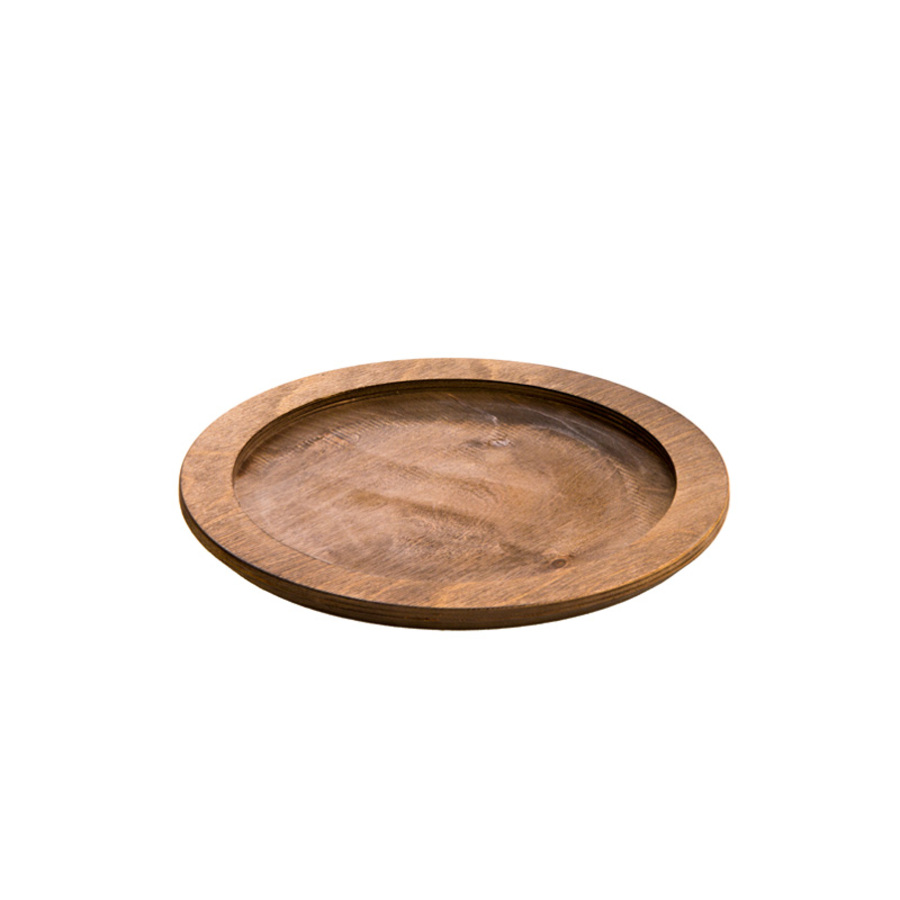 Acacia Wood Underliner for Cast Iron Oval Skillet