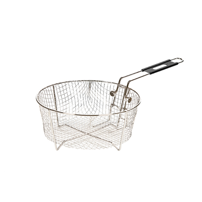 Enameled Iron Deep-frier with Basket