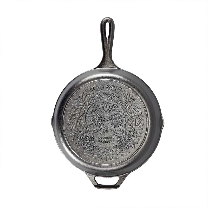 Lodge Cast Iron Pie Pan with Silicone Handles, 9.5, Black