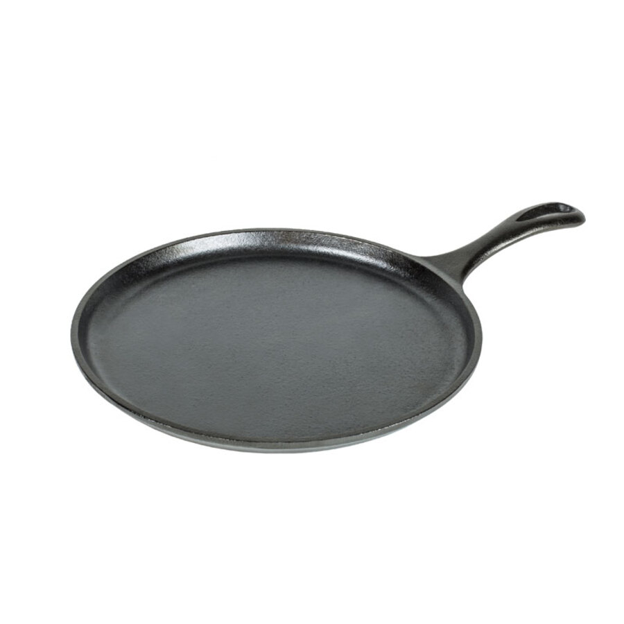 Details about   Lodge Pre-Seasoned Cast Iron Grill Pan With Assist Handle Black 10.5 inch 