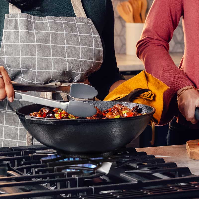 Lodge - 12 Chef Collection Cast Iron Stir Fry Skillet