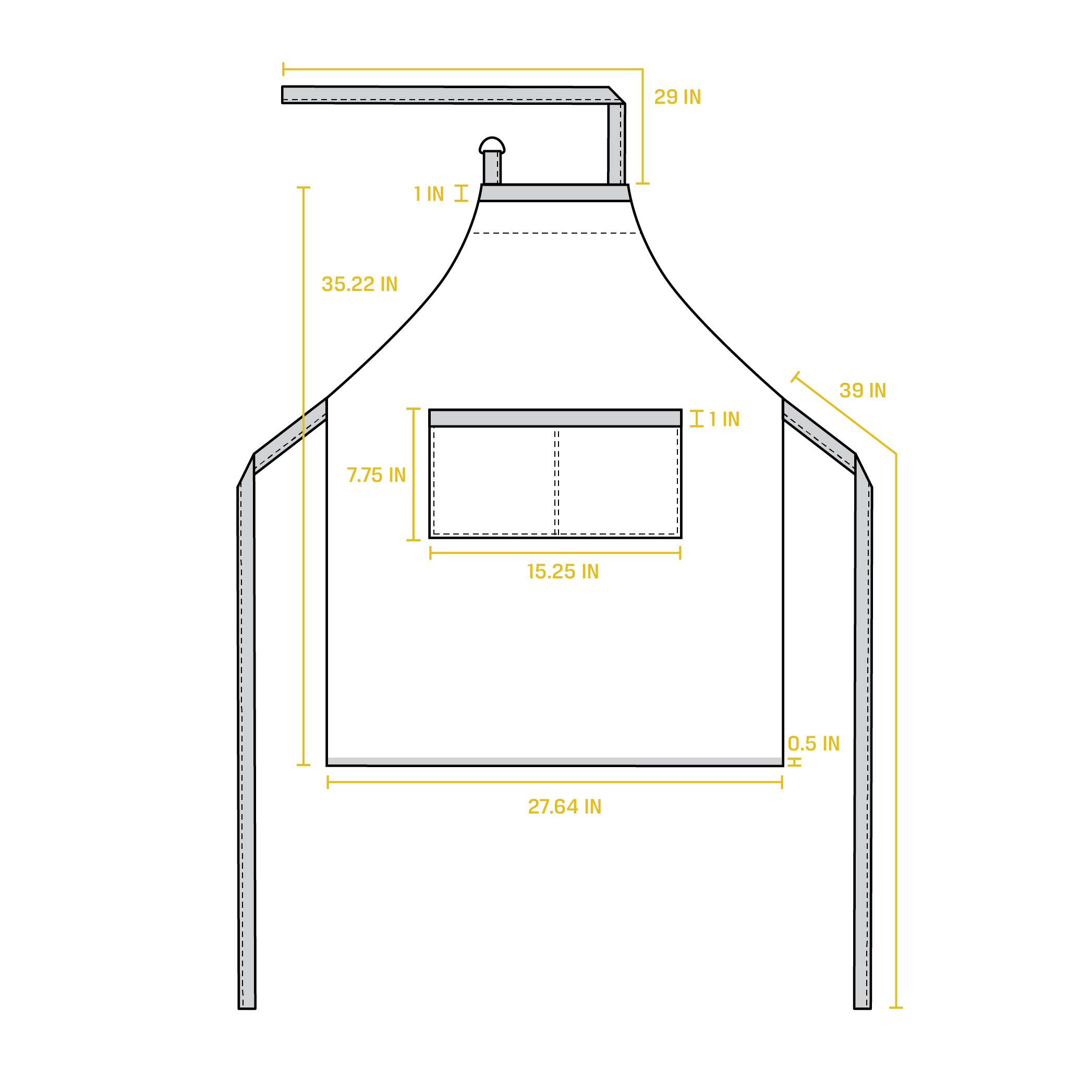 Naked and Covered in Oil Lodge Apron | Lodge Cast Iron